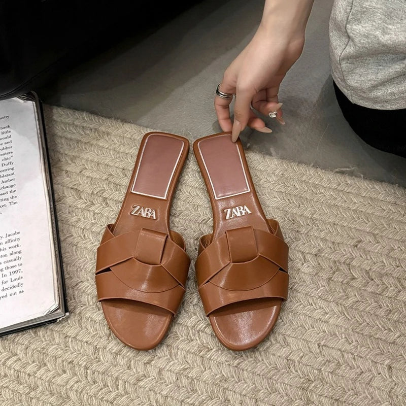 Braided Flat Sandals