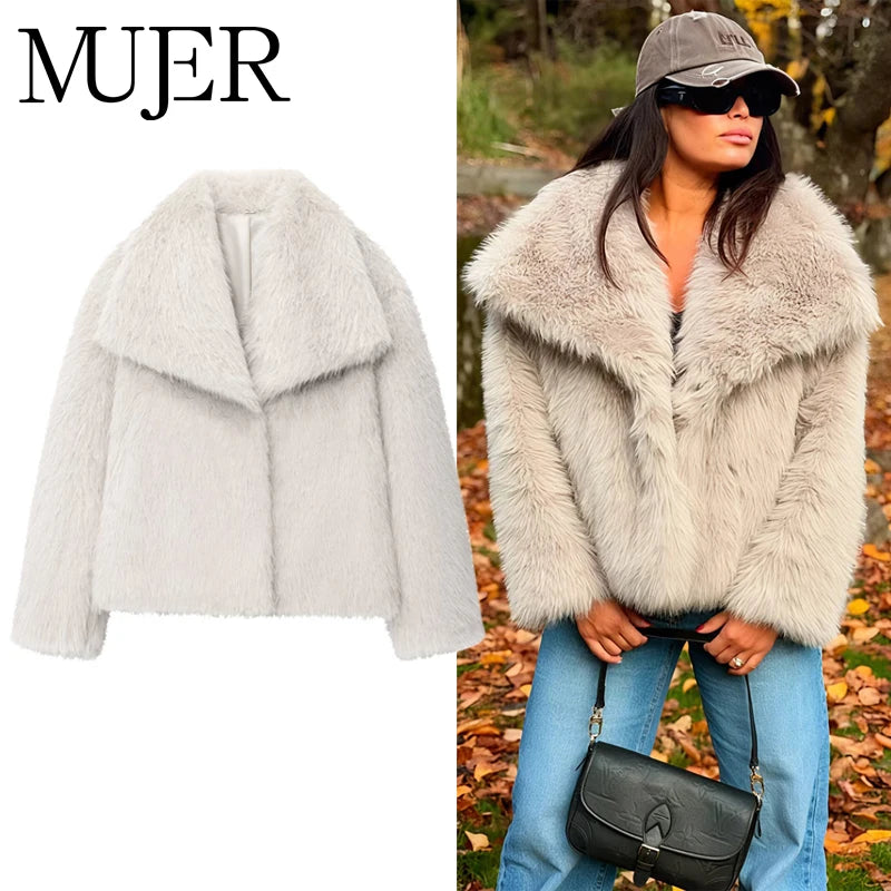 Deluxe Faux Fur Coat
